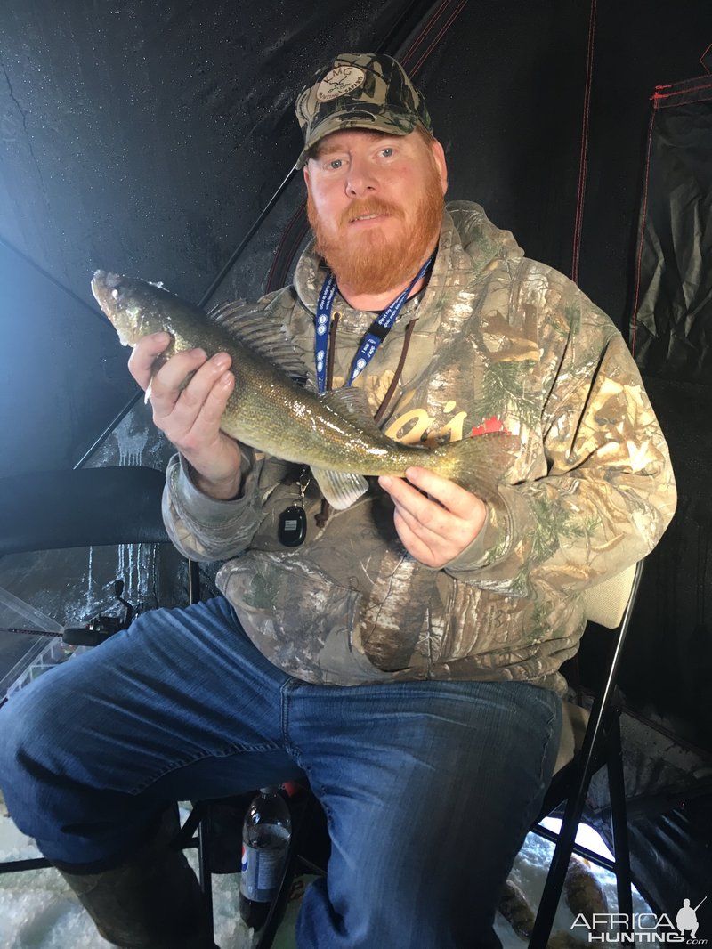 Image: Hooking the Big One: A Winter's Quest on Canadian Ice Fishing Grounds